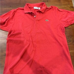 Lacoste Men's Vibrant Red Polo Shirt